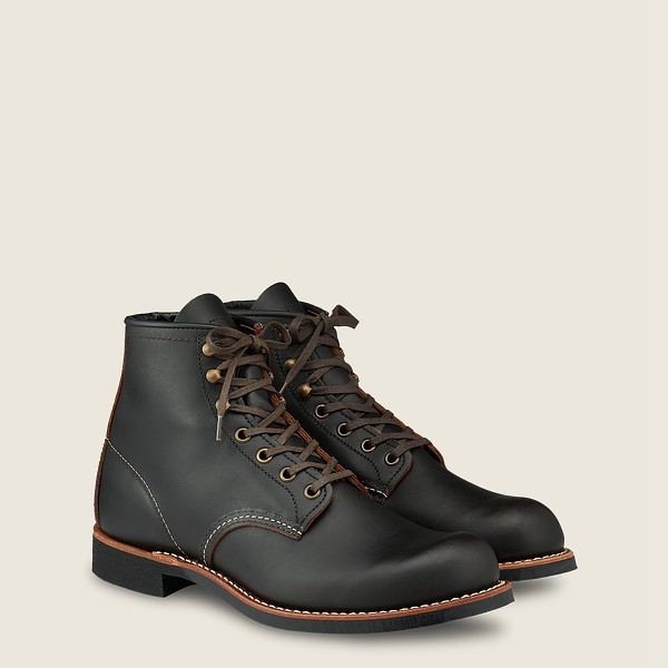 Bottes Red Wing Heritage - Blacksmith - 6-Inch Prairie Cuir - Noir - Homme 521JGQUBM